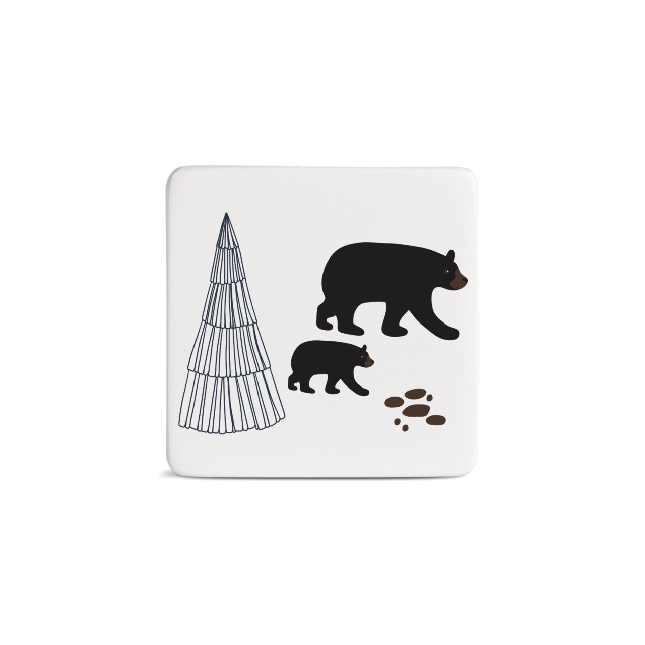 Bears Magnet - Bone thumbnail