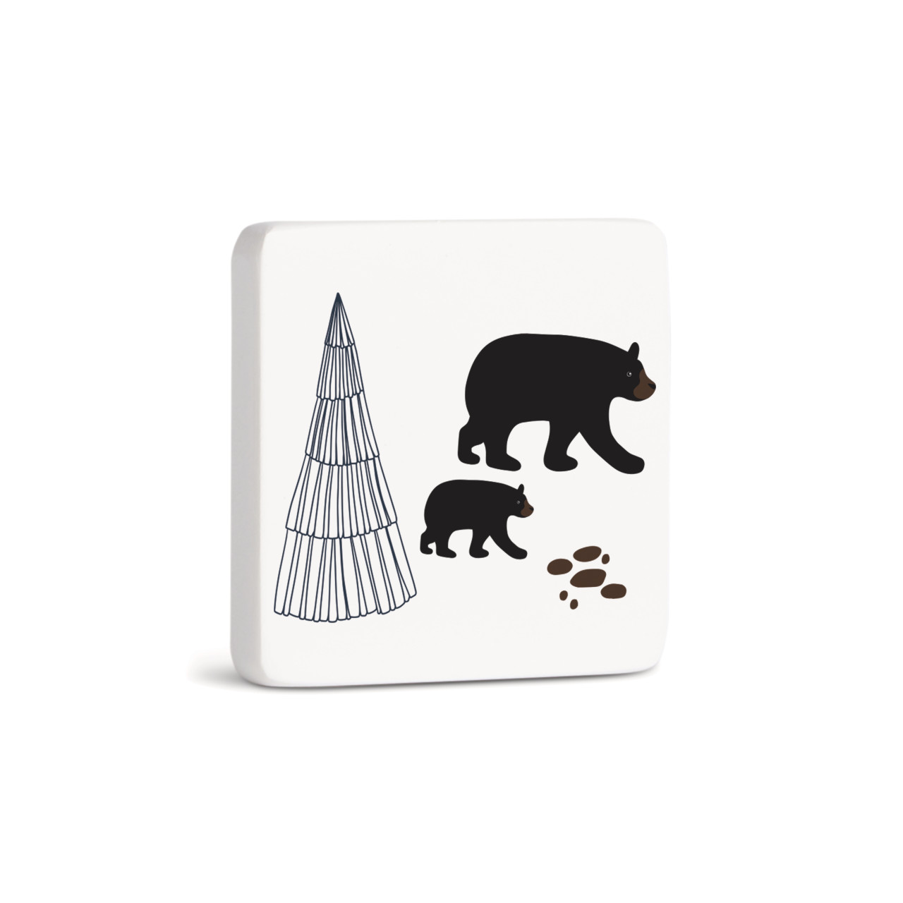 Bears Magnet - Bone thumbnail