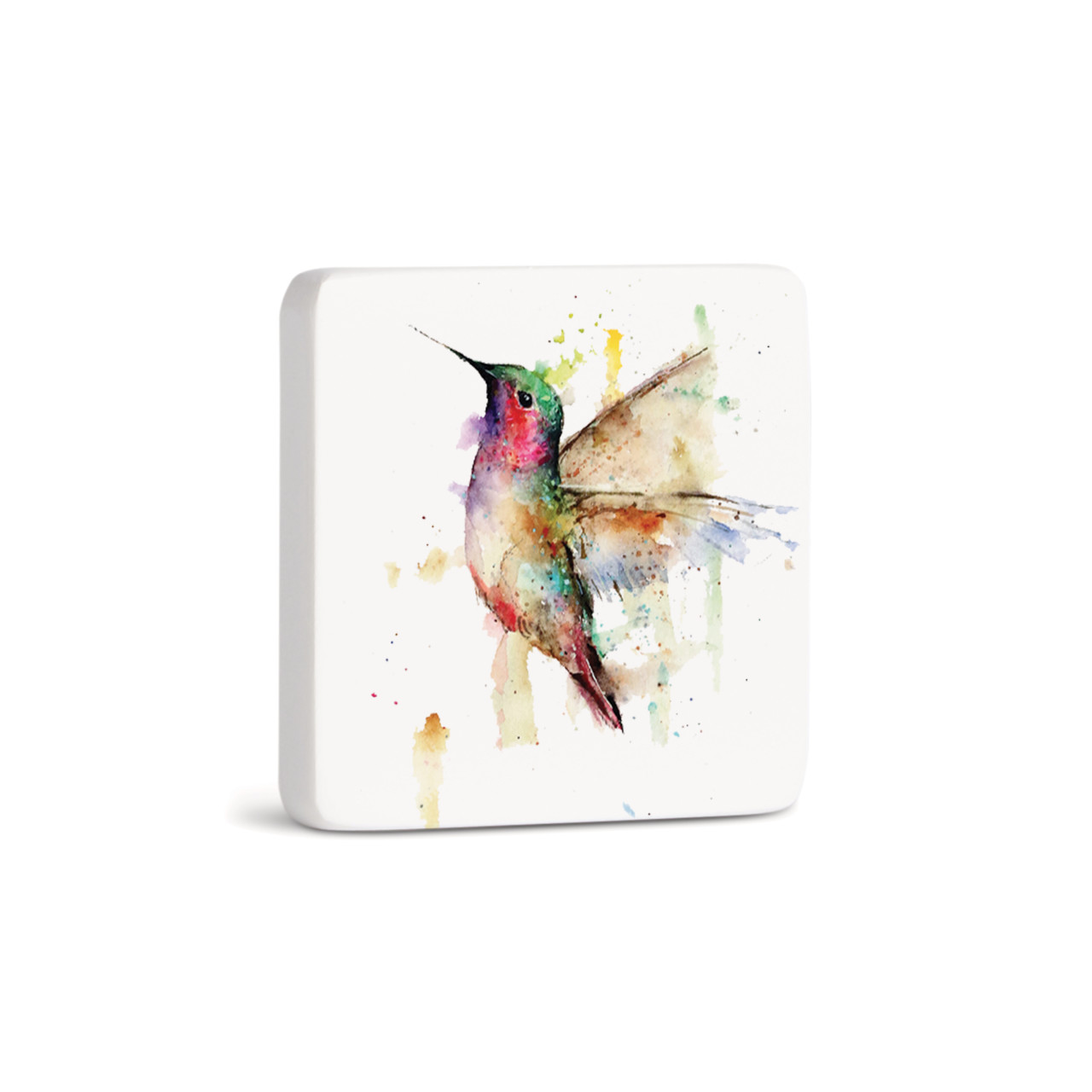 Hummingbird Magnet - Bone thumbnail