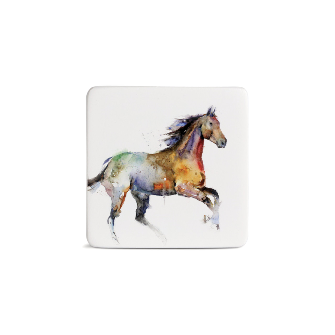 Running Horse Magnet - Bone thumbnail