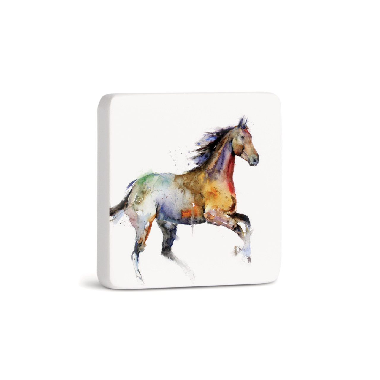 DC Running Horse Magnet - Bone thumbnail