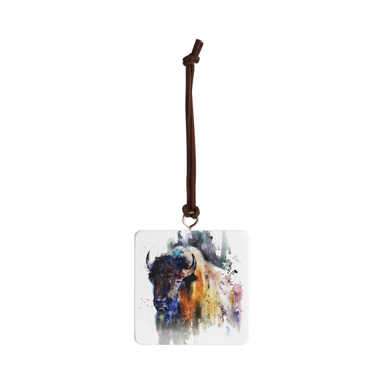 Buffalo Ornament - Bone thumbnail