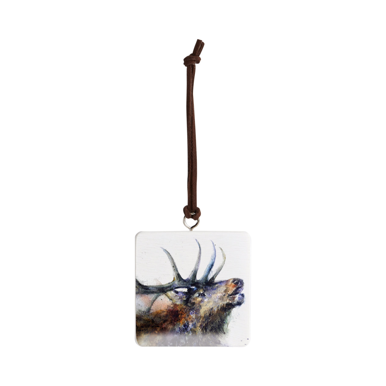 Valley Call Elk Ornament - Bone thumbnail