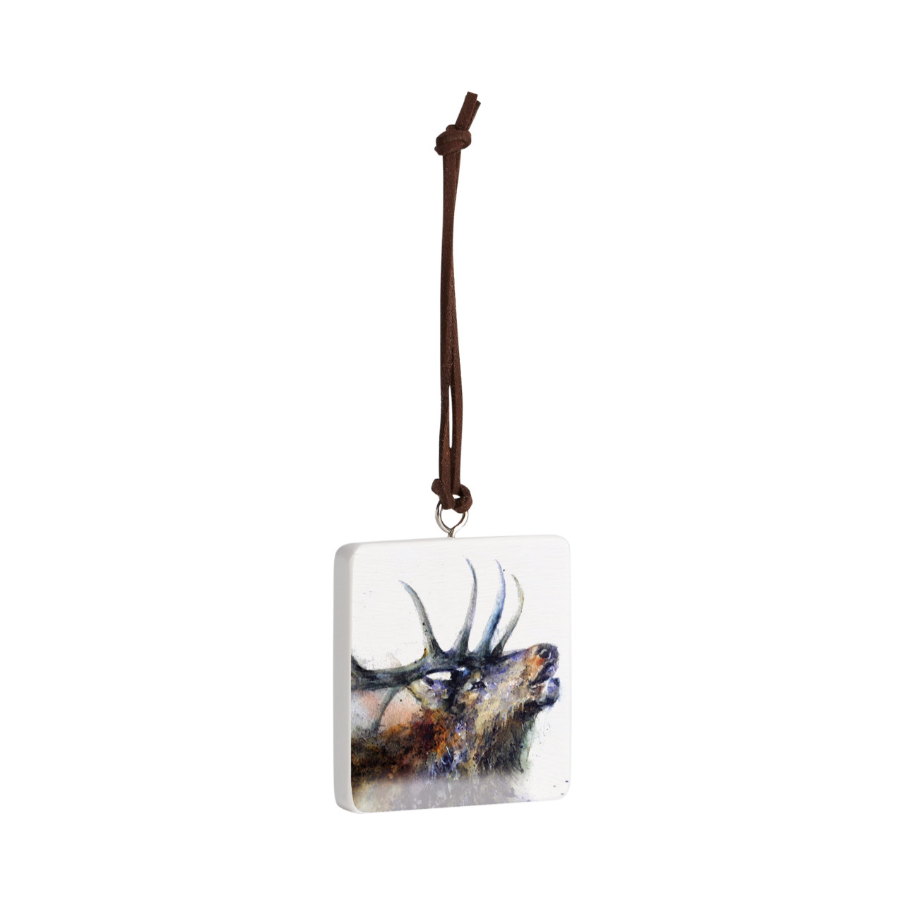 Valley Call Elk Ornament - Bone thumbnail