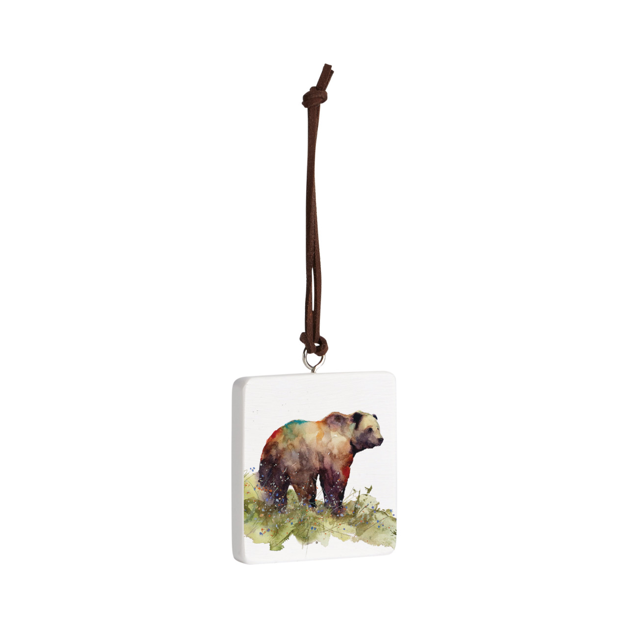 Grizzly Bear Ornament - Bone thumbnail