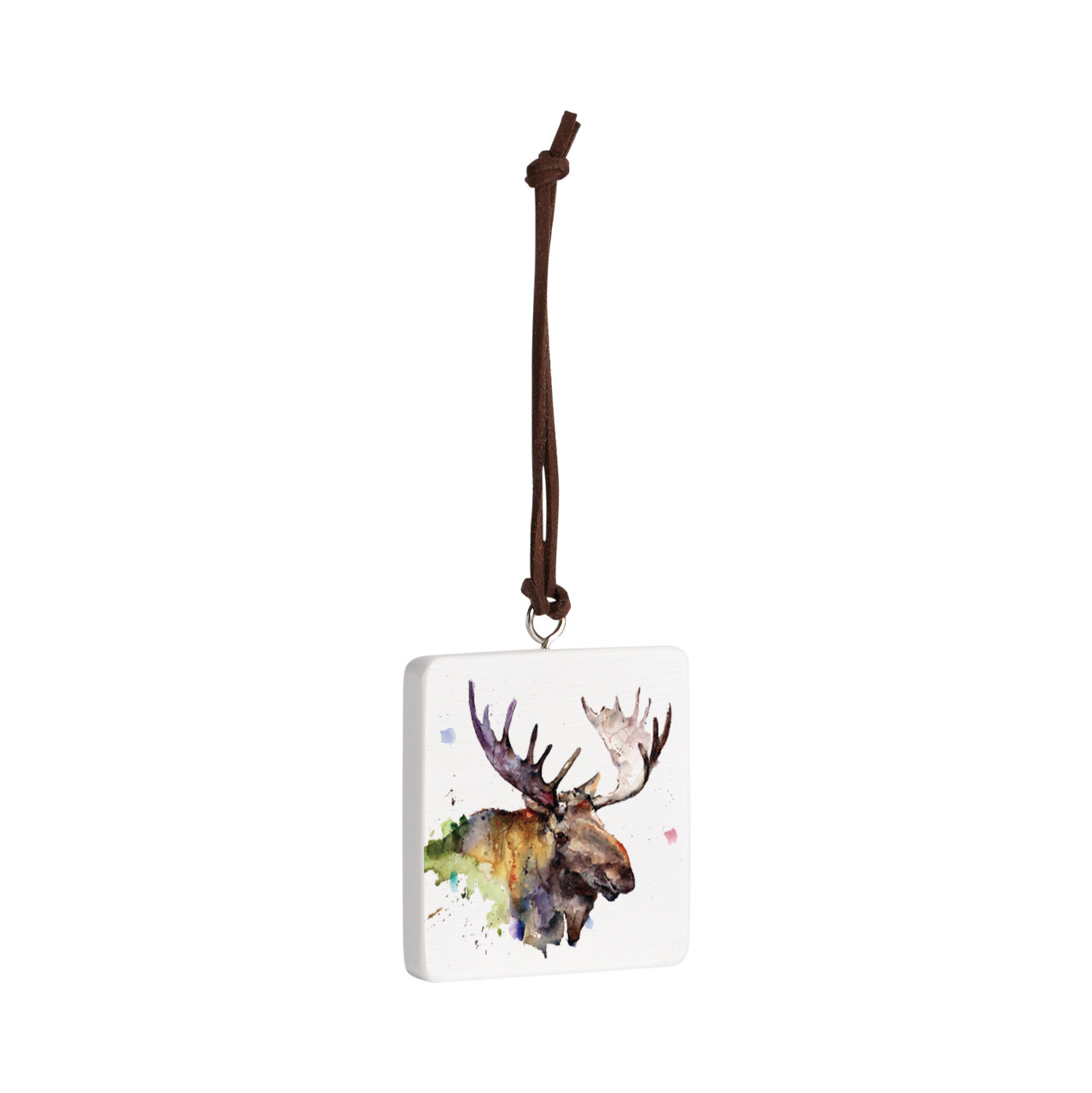 Moose Ornament - Bone thumbnail