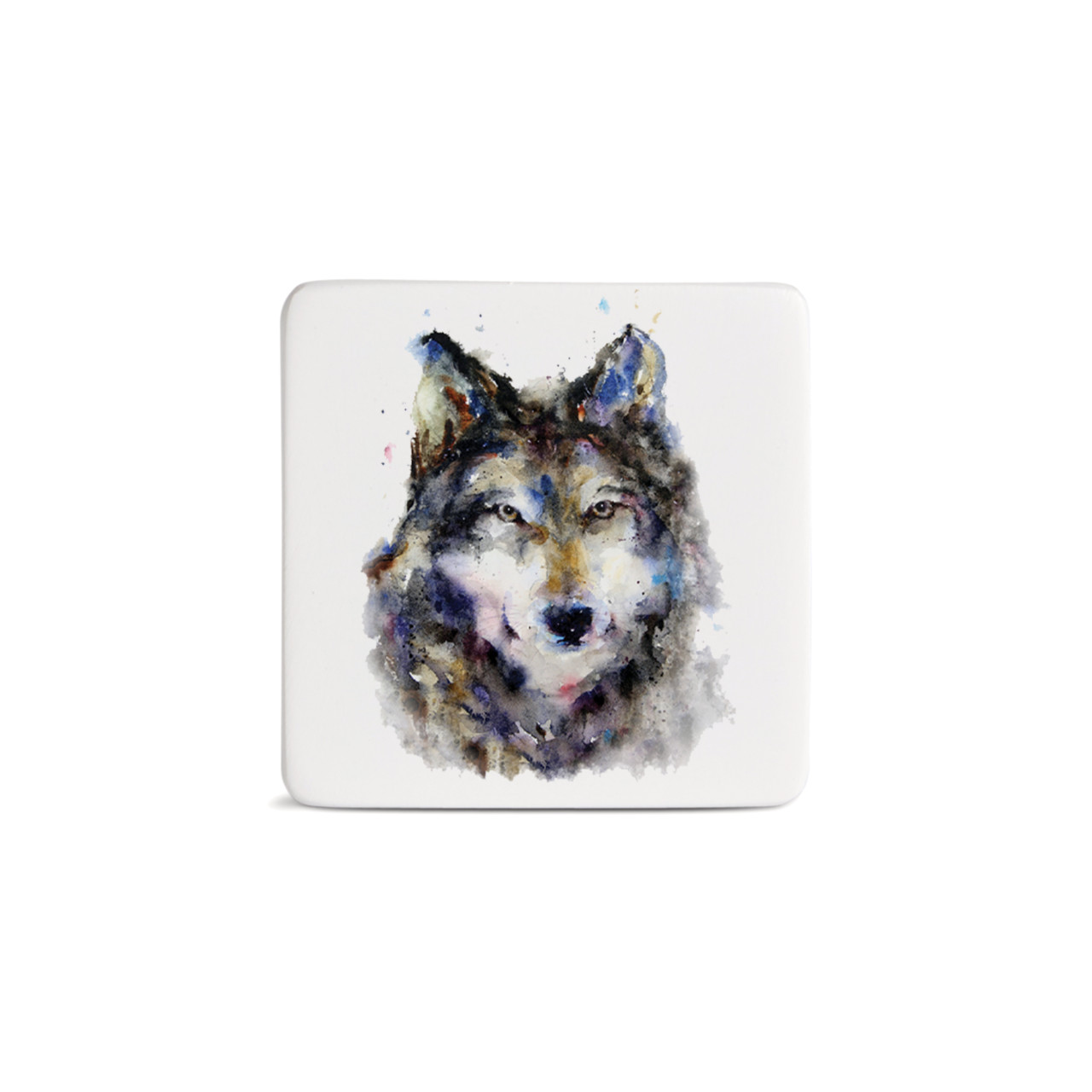 Sentry Wolf Magnet - Bone thumbnail