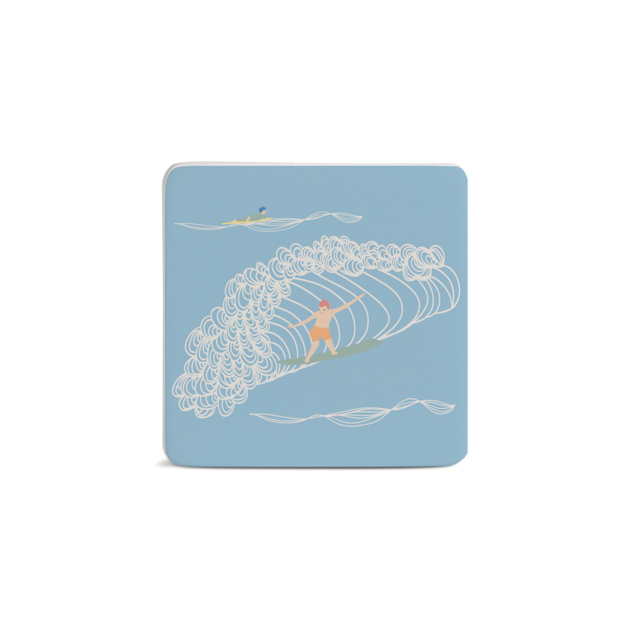 Surfers Magnet - Bone thumbnail