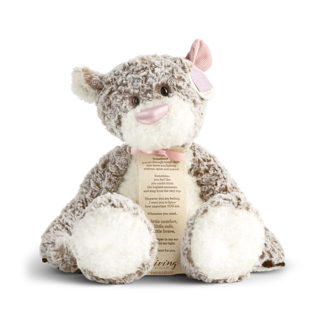 Pink Giving Bear 12" Plush thumbnail