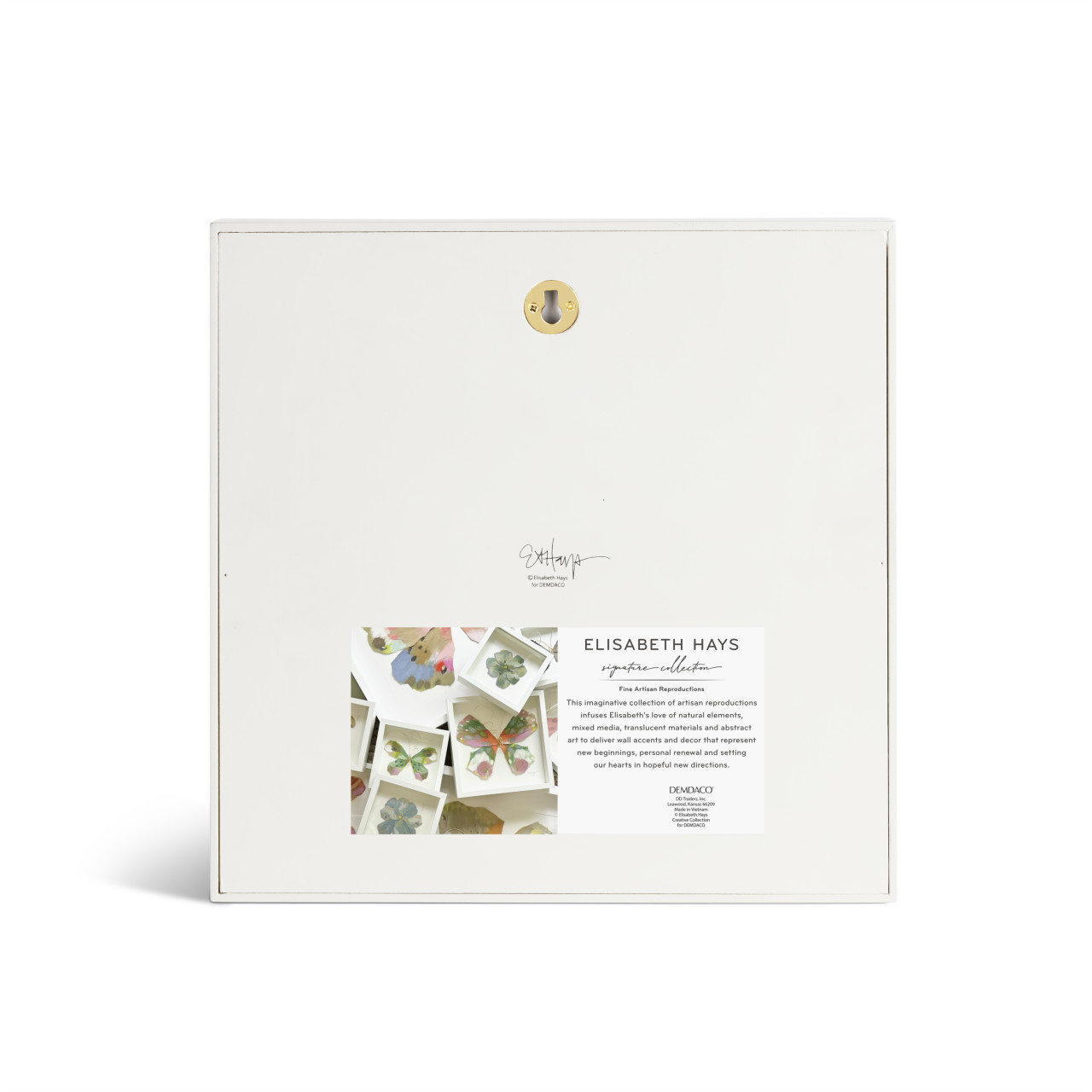 Pink & Orange Flower Wall Art - 10in thumbnail