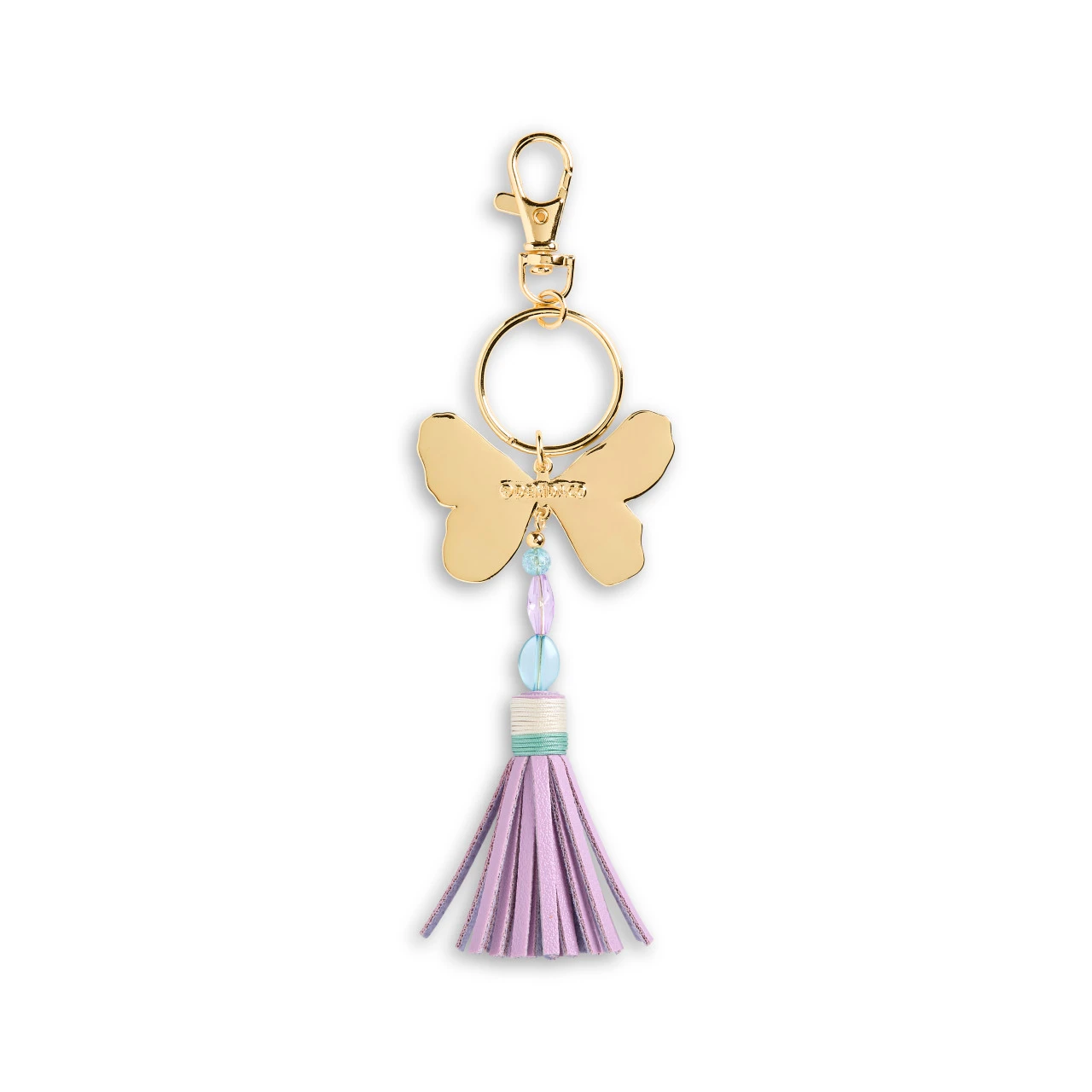Butterfly Blue Bag Charm - 52 x 35mm thumbnail