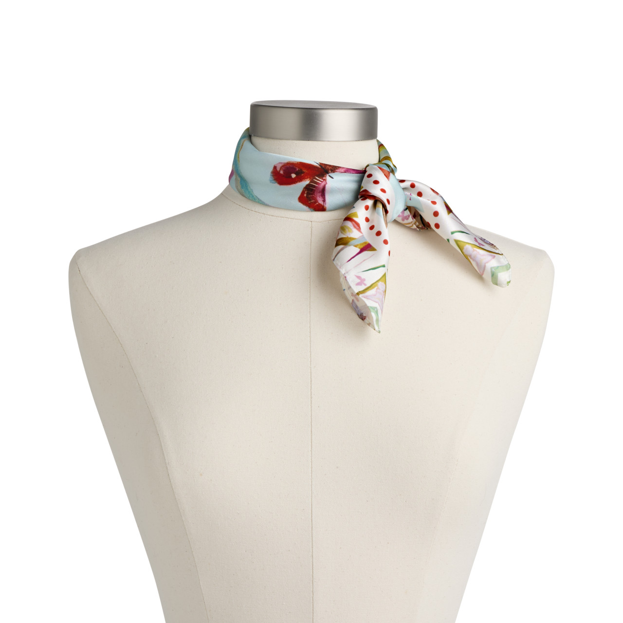 Floral Butterfly Bandana Scarf - 26x26in thumbnail