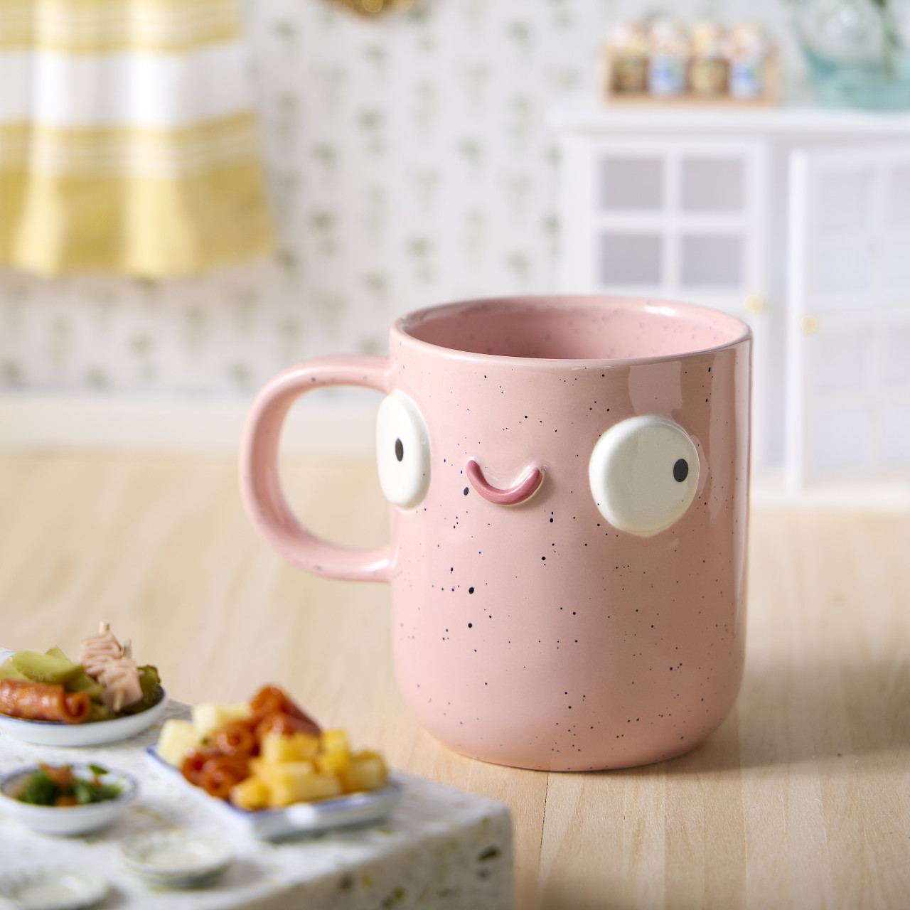 Lacy Pink Hostess Mug - 14oz. thumbnail