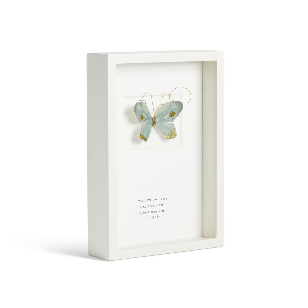 Journey Butterfly Quote Wall Art - 10x7in thumbnail