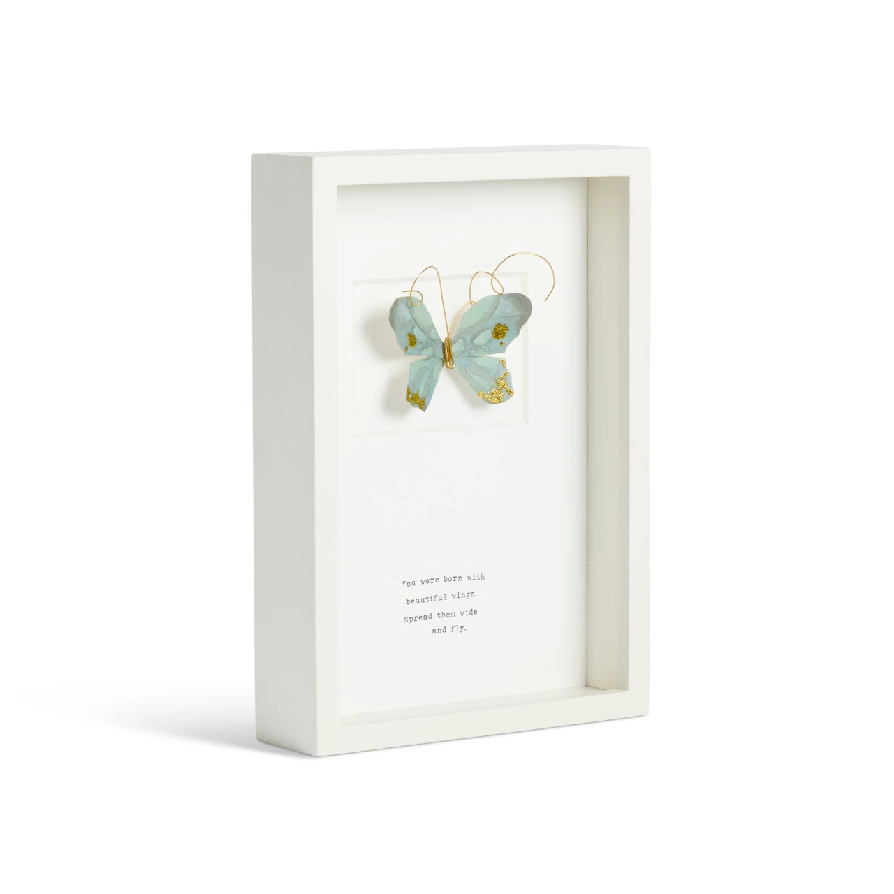 Journey Butterfly Quote Wall Art - 10x7in thumbnail