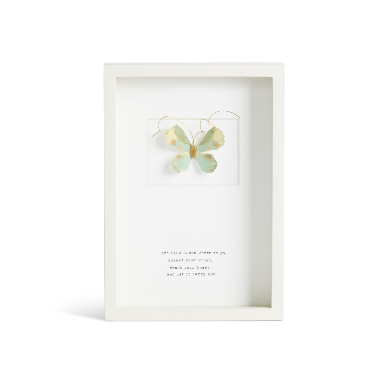 Growth Butterfly Quote Wall Art - 10x7in thumbnail