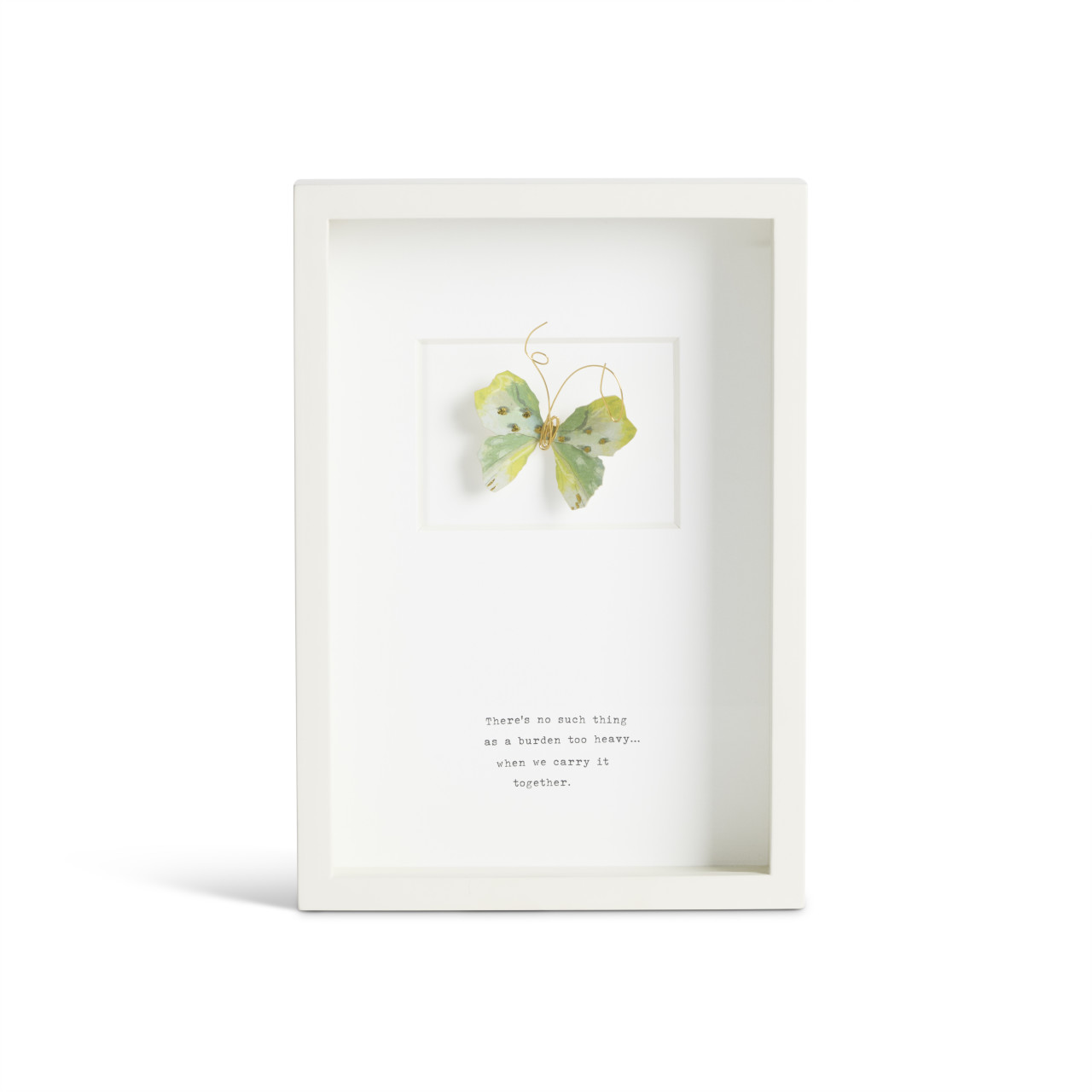 Hope Butterfly Quote Wall Art - 10x7in thumbnail