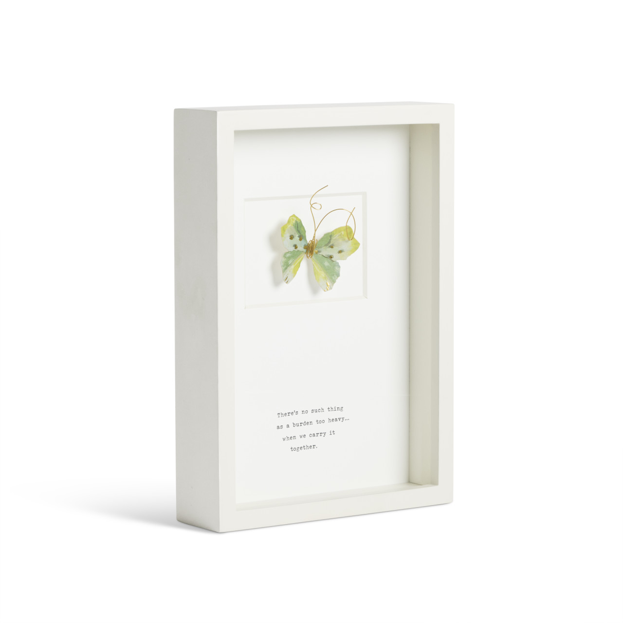 Hope Butterfly Quote Wall Art - 10x7in thumbnail