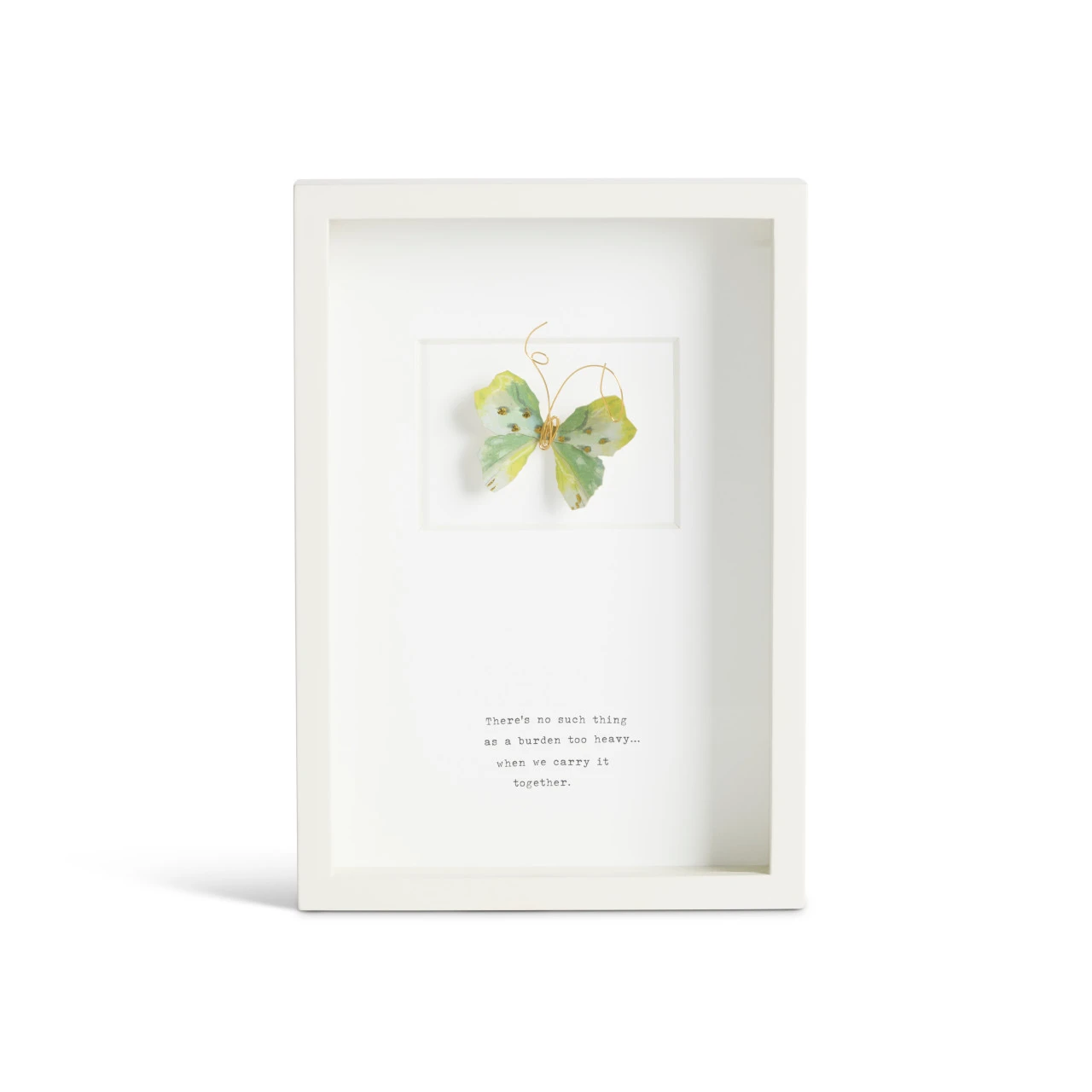 Hope Butterfly Quote Wall Art - 10x7in thumbnail