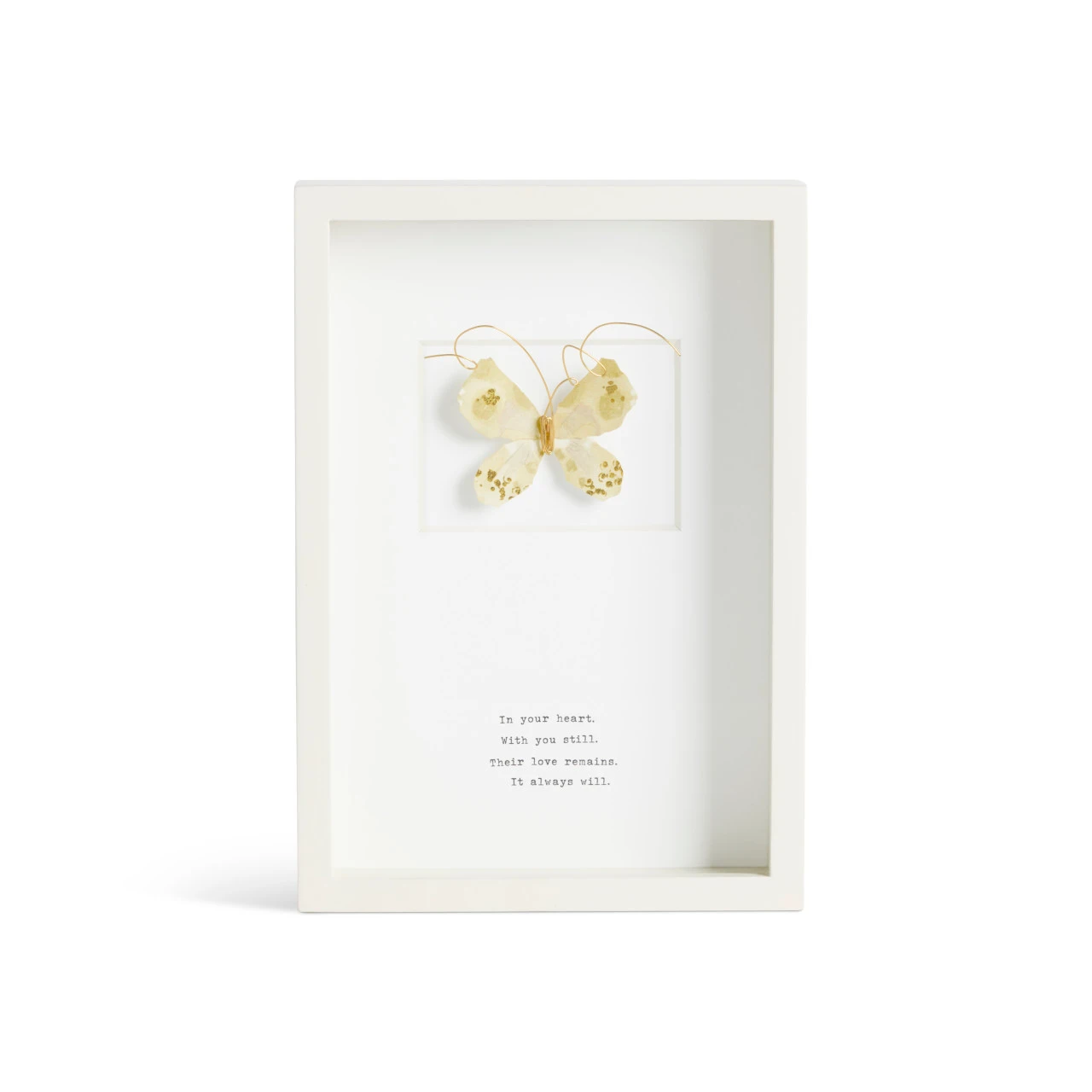Remembrance Butterfly Quote Wall Art - 10x7in thumbnail