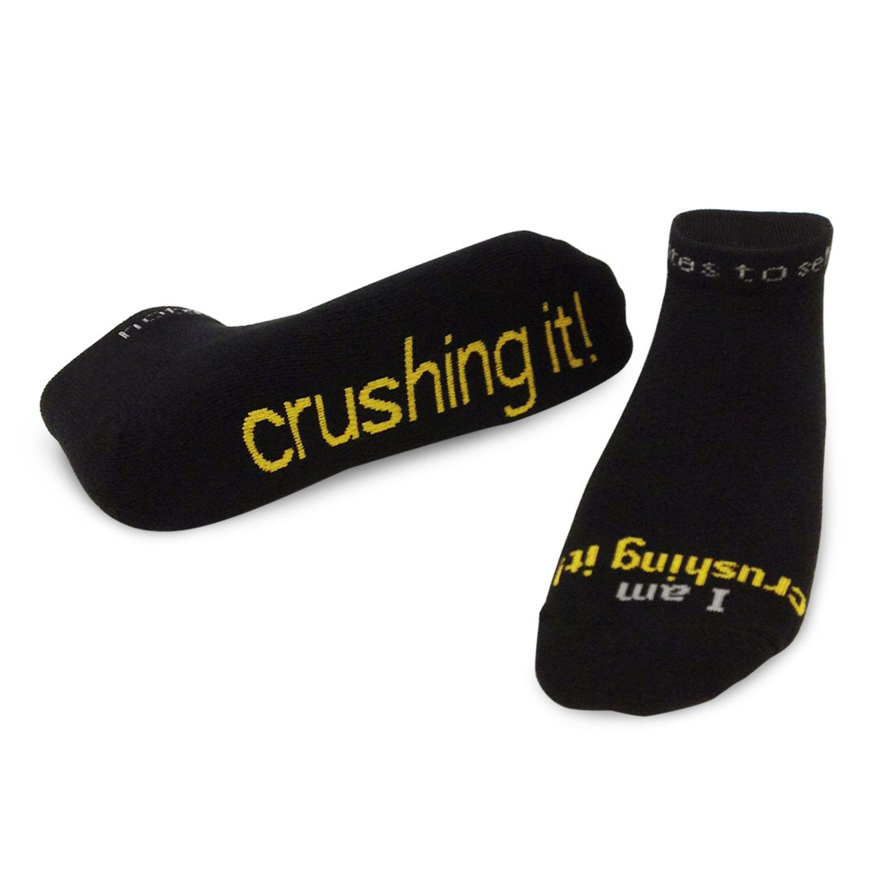 I am Crushing It Sock - M thumbnail