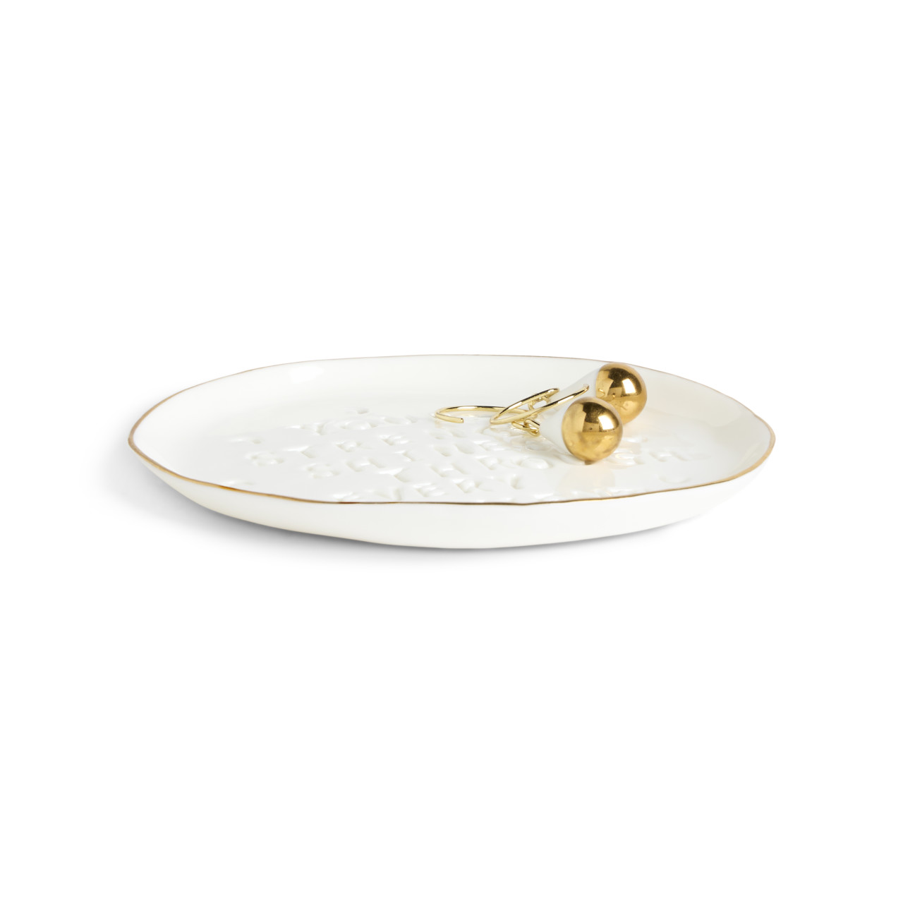 Strength Shines Earrings + Trinket Dish - Earrings 10mm, Dish 3.87in thumbnail