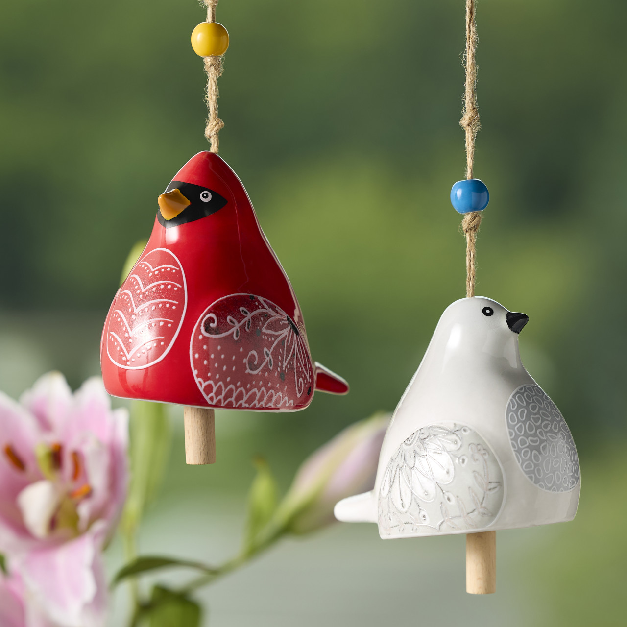 Cardinal Bird Song Mini Bell - 3x4in thumbnail
