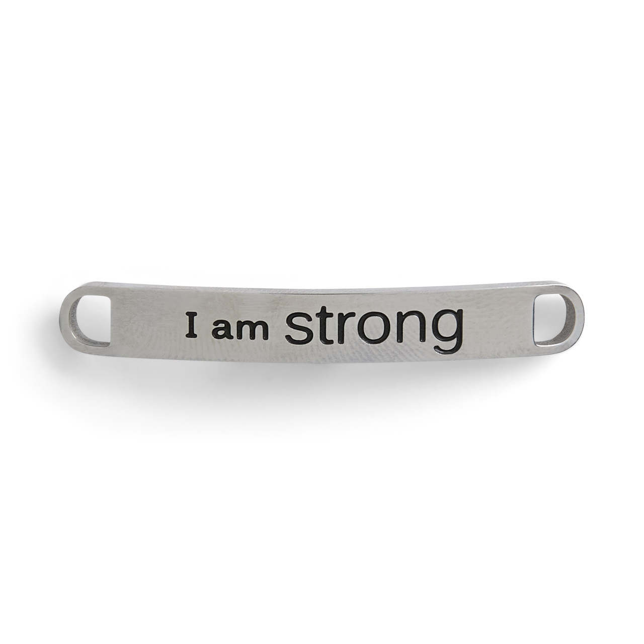 I am Strong Shoe Charm - 43 x 6mm thumbnail