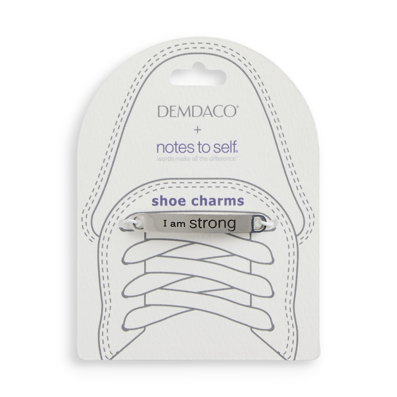 I am Strong Shoe Charm - 43 x 6mm thumbnail
