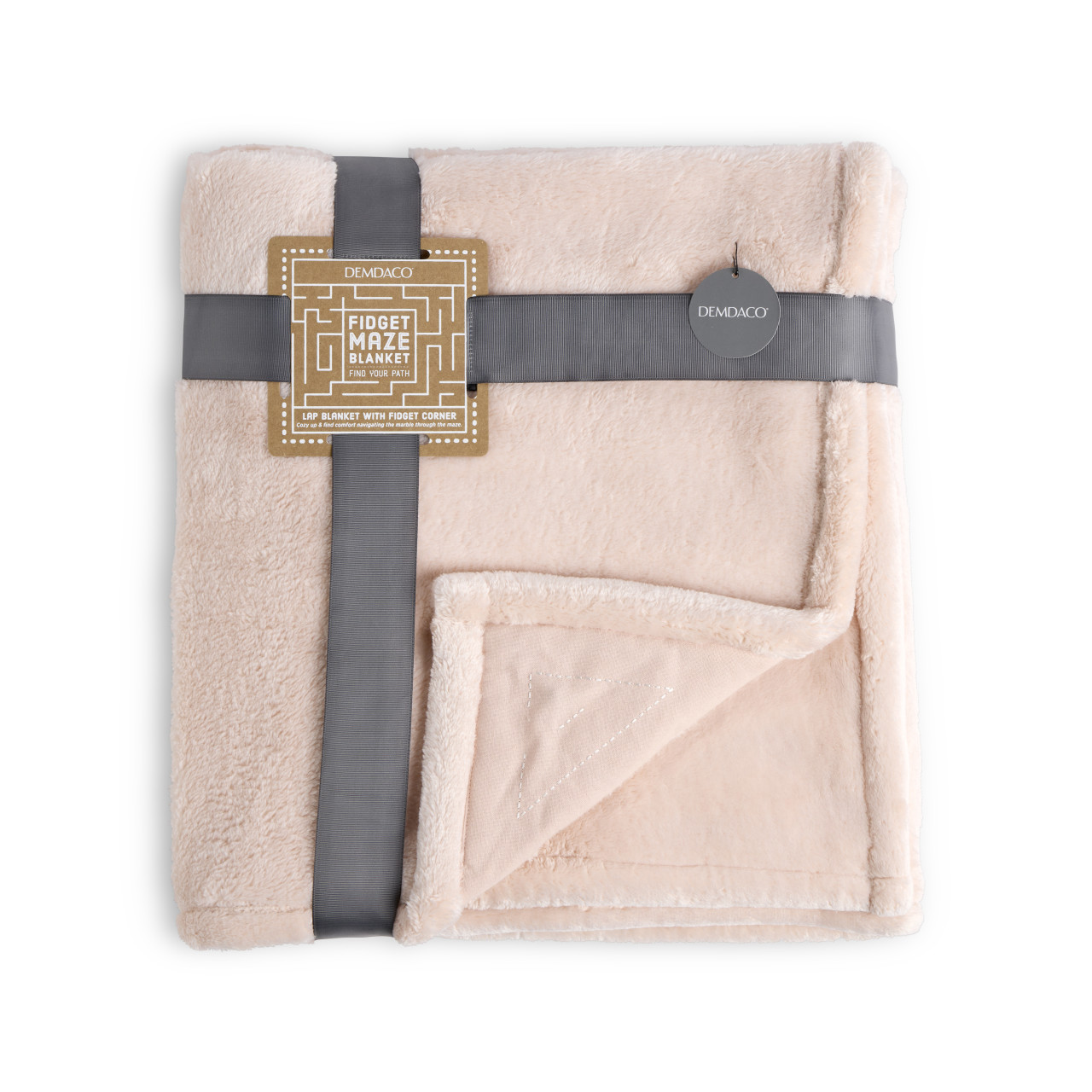 Pink Find Your Path Fidget Blanket - 36x48in thumbnail