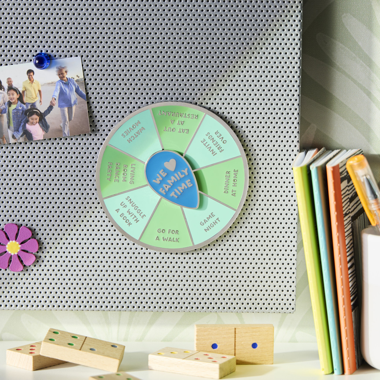 Family Time Magnetic Day Brightener Wheel - 4in thumbnail