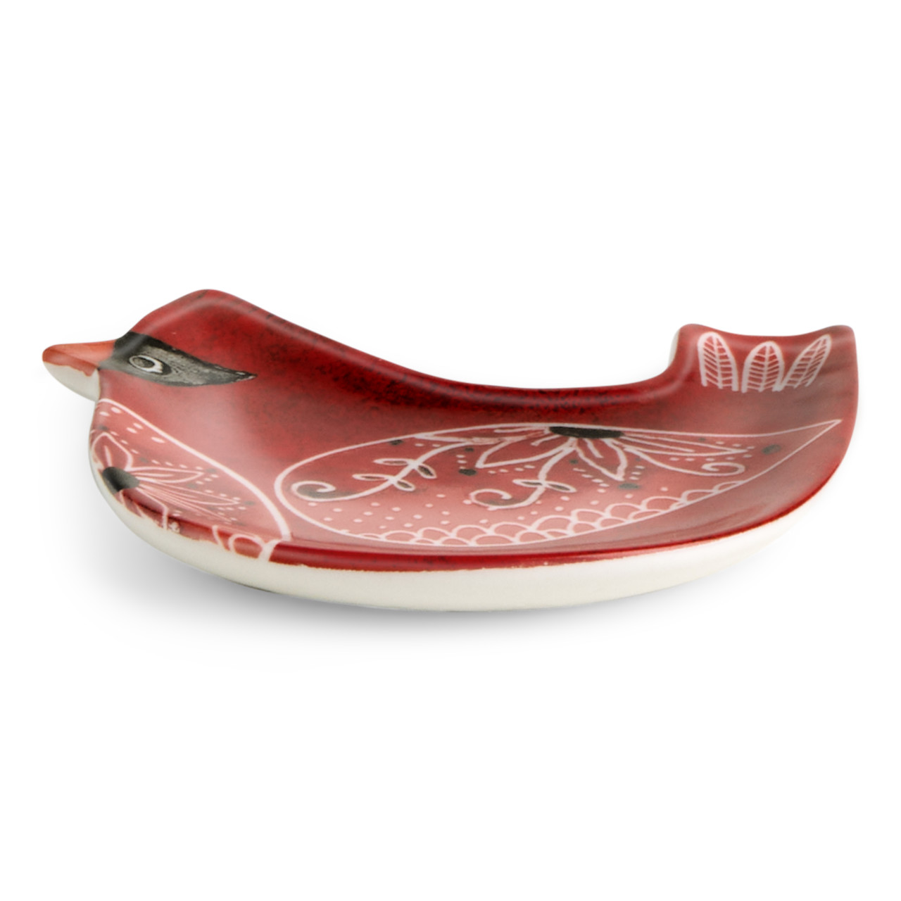 Cardinal Bird Song Trinket Dish - 4in thumbnail