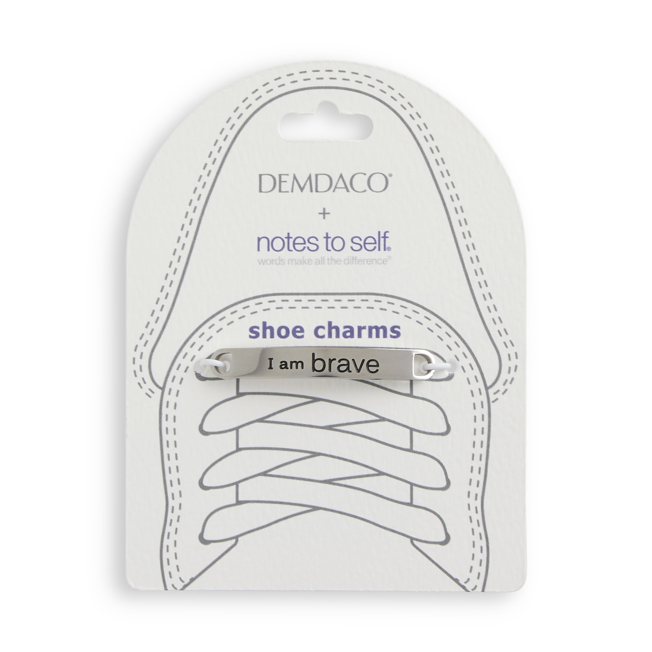 I am Brave Shoe Charm - 43 x 6mm thumbnail
