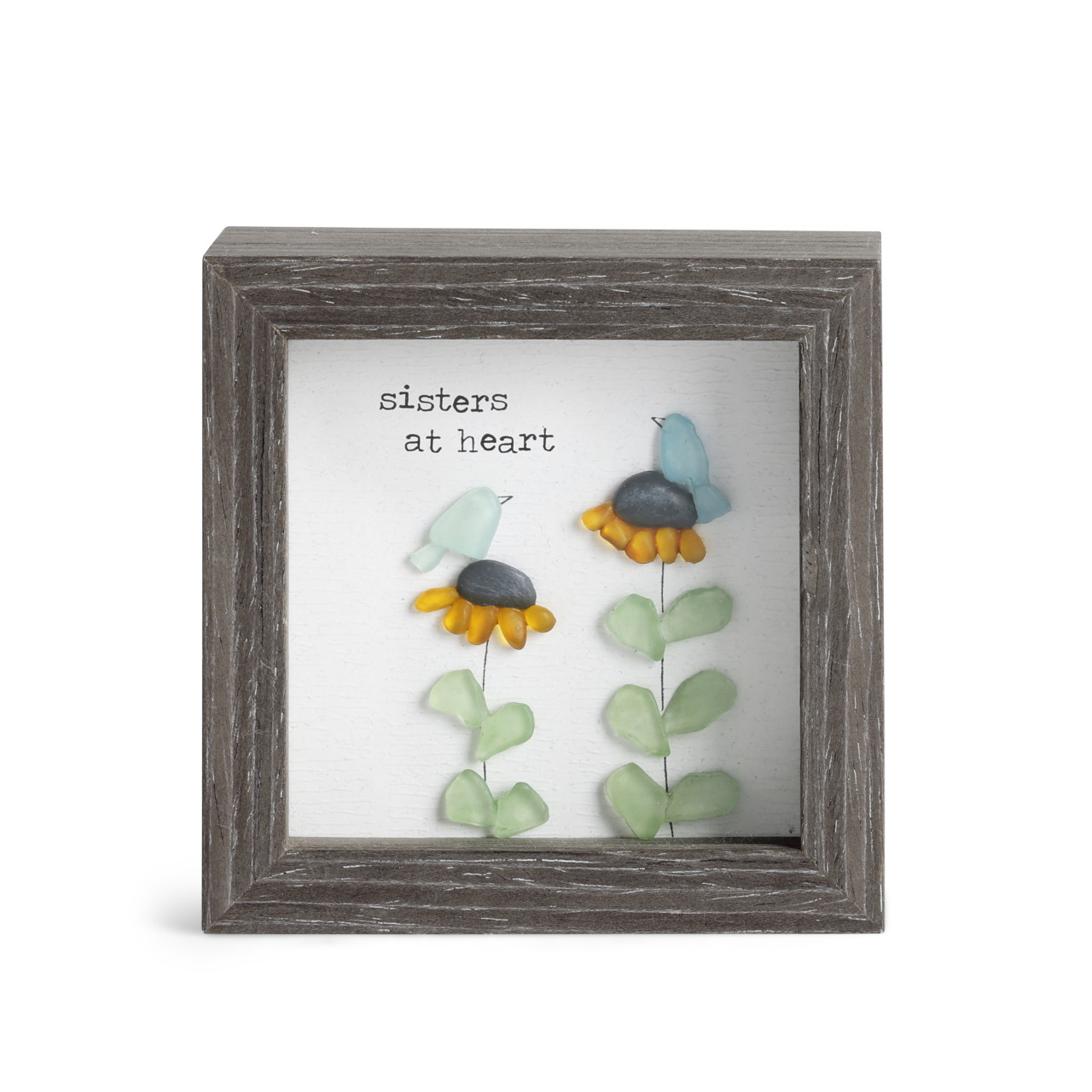 Sisters At Heart Shadow Box - 4in thumbnail