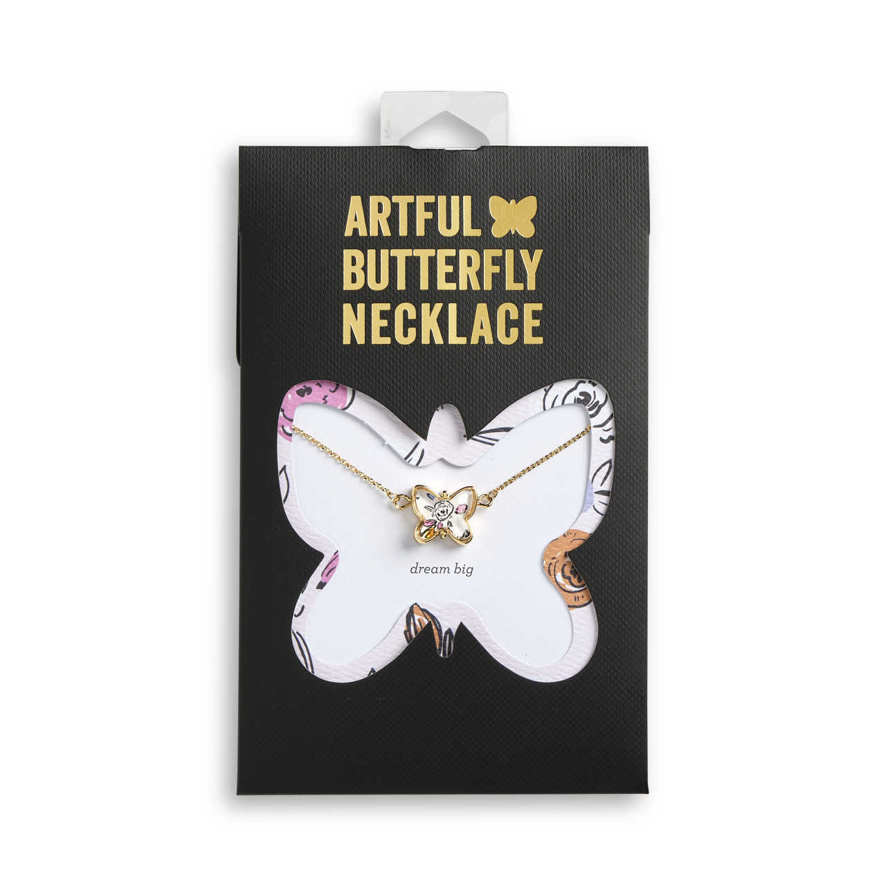 Dream Big Artful Butterfly Necklace - 16in(+2in extender) thumbnail