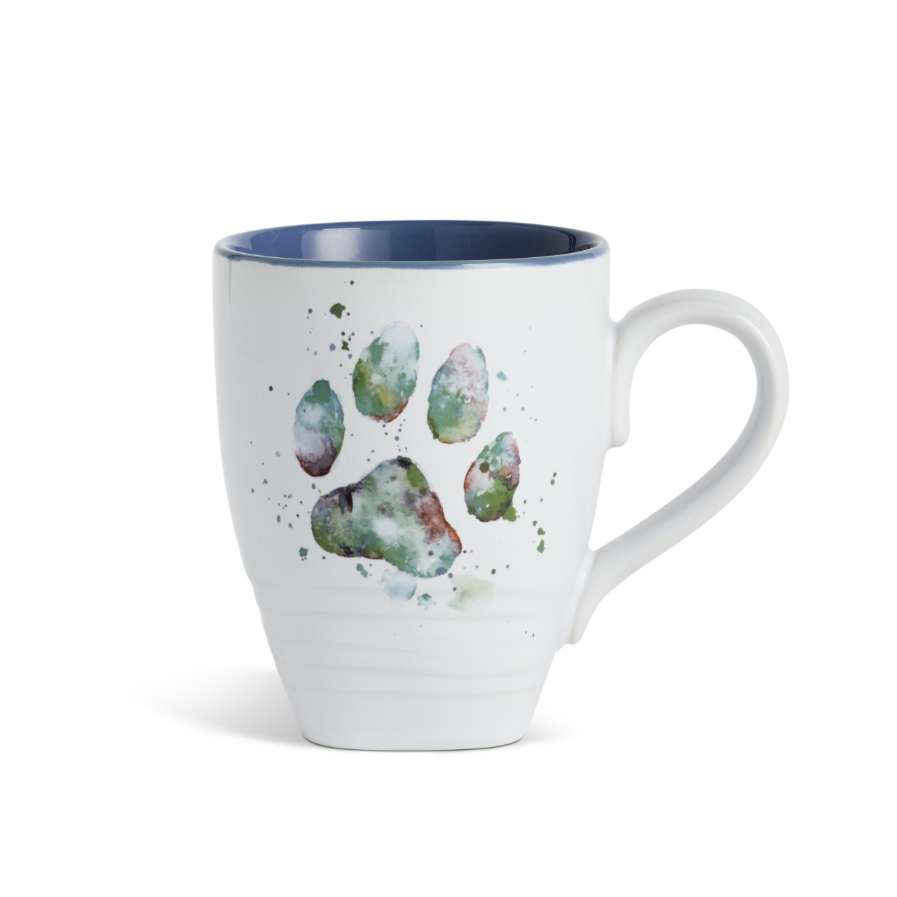 Teal Paw Print Mug - 16oz thumbnail