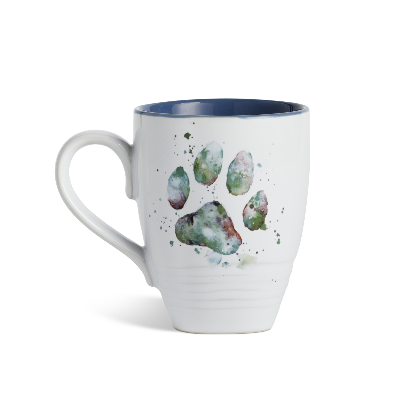 Teal Paw Print Mug - 16oz thumbnail