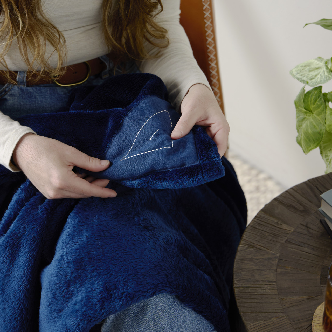 Blue Find Your Path Fidget Blanket - 36x48in thumbnail