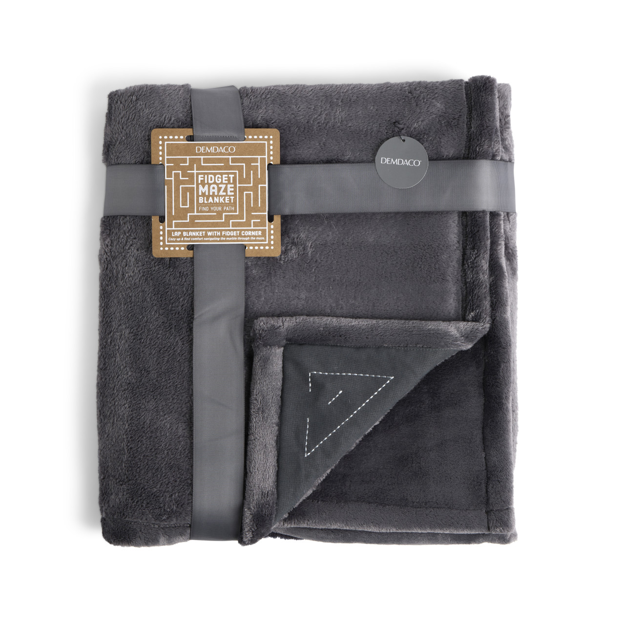 Gray Find Your Path Fidget Blanket - 36x48in thumbnail