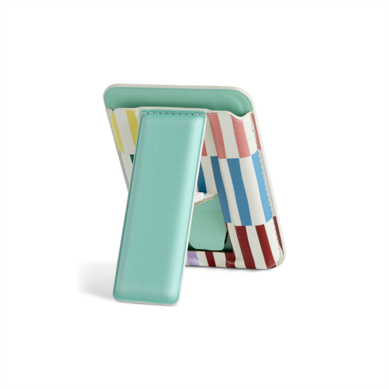 Boldy Striped Green Mag Wallet 2.5" x 3.5" by Ampersand Design Studio thumbnail