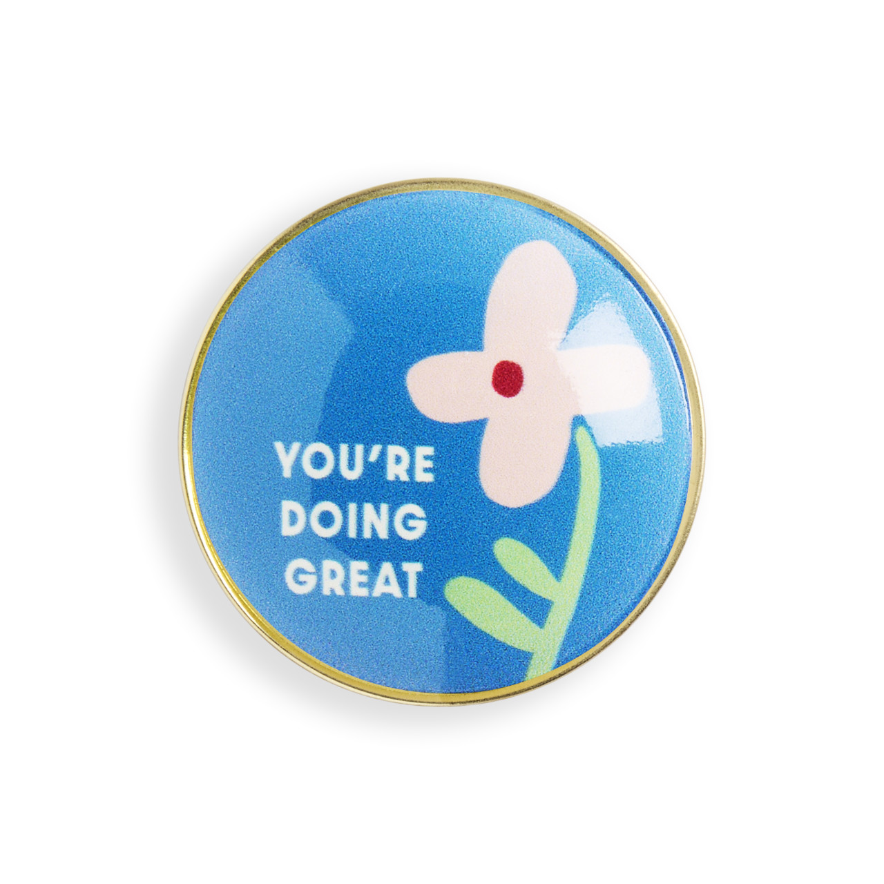 You're Doing Great Gold Magnetic Frame Charm 1.5" by Ampersand Design Studio thumbnail