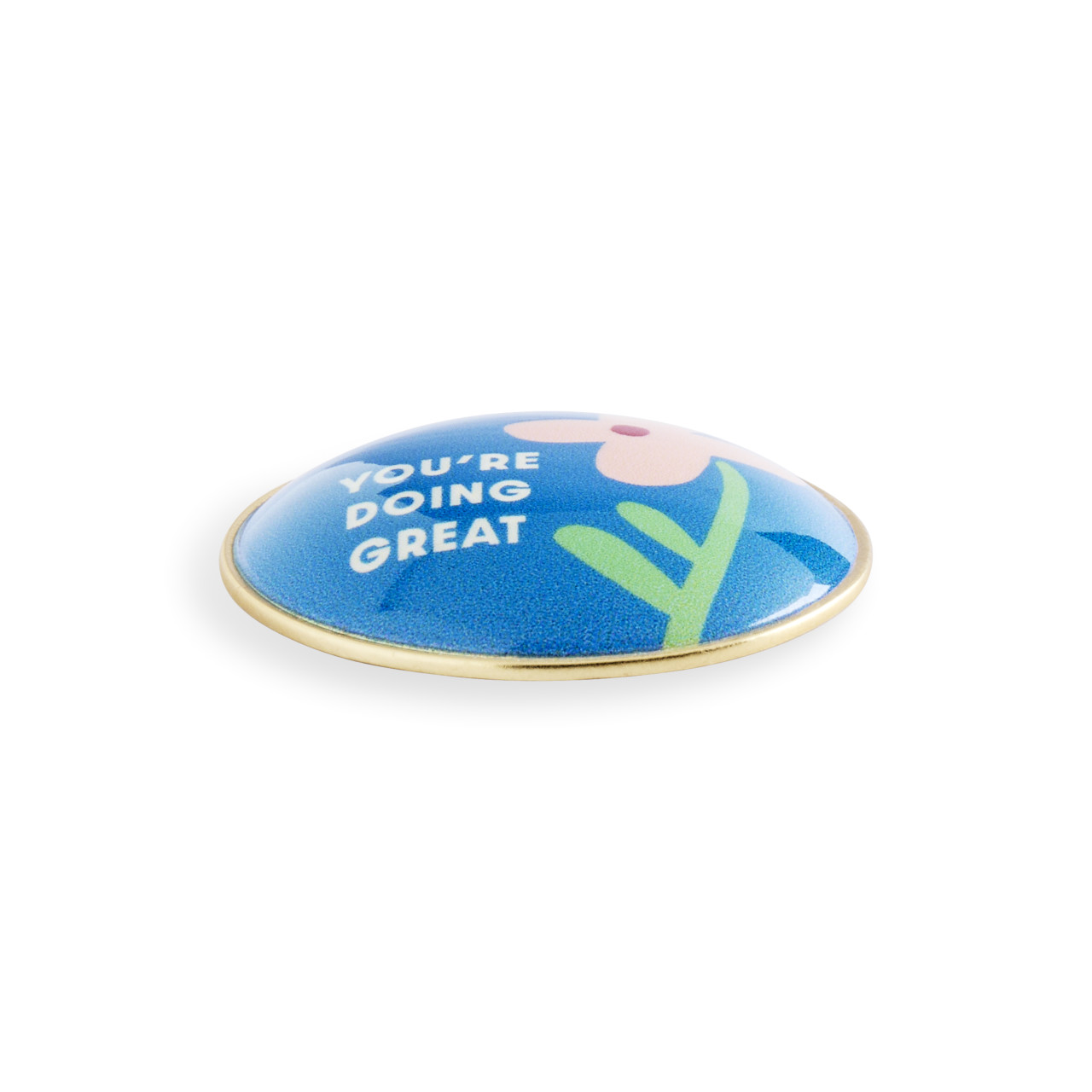 You're Doing Great Gold Magnetic Frame Charm 1.5" by Ampersand Design Studio thumbnail