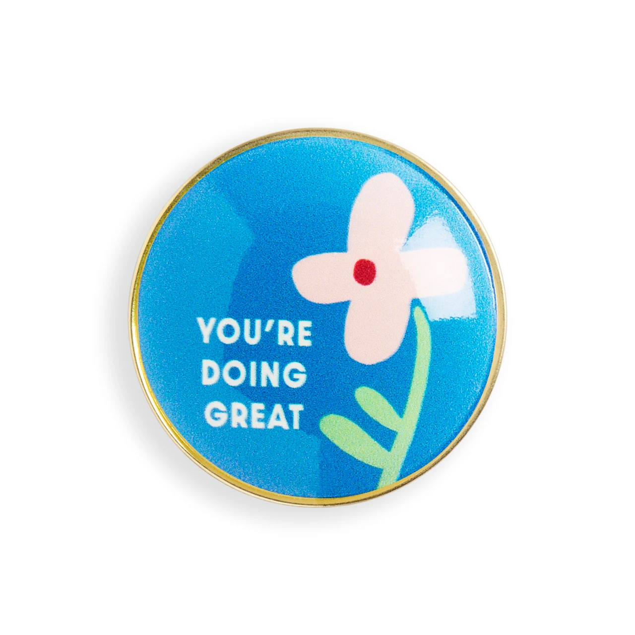 You're Doing Great Gold Magnetic Frame Charm 1.5" by Ampersand Design Studio thumbnail