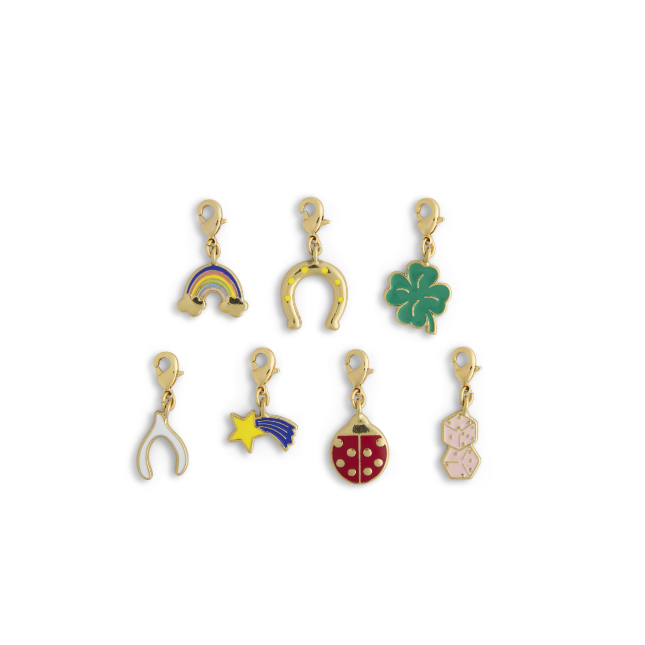 Good Luck Gold Charm Bracelet 6" (with 1.5" Extender) by Ampersand Design Studio thumbnail