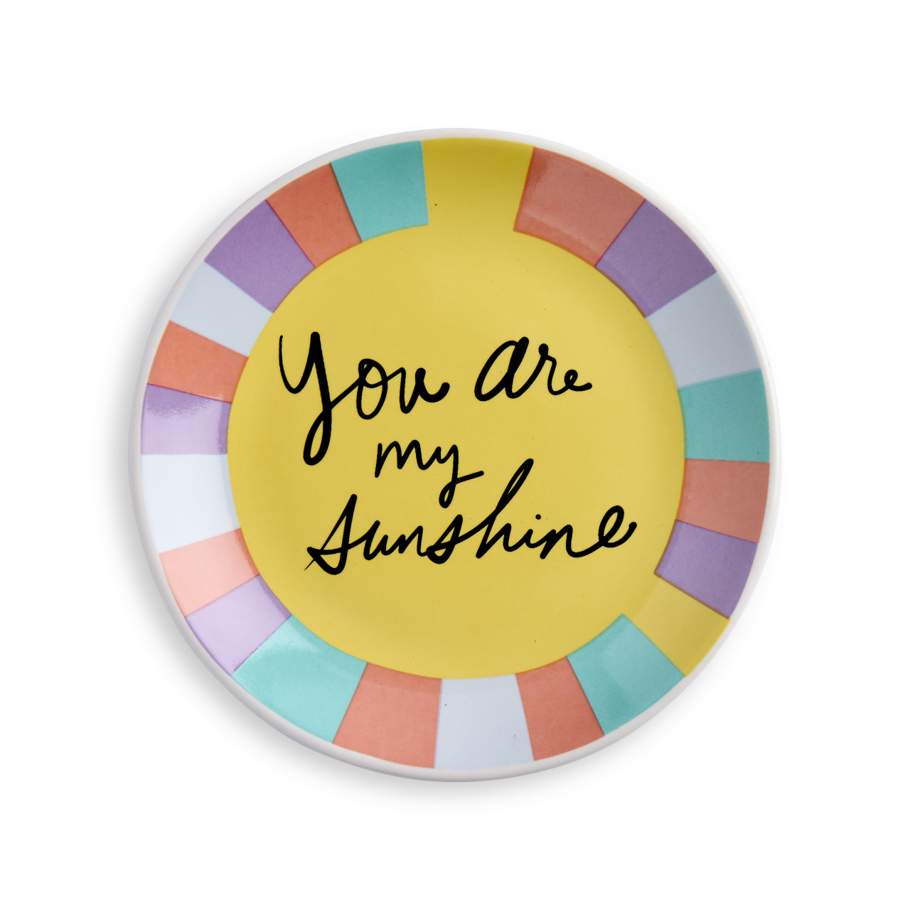 You Are My Sunshine Yellow Trinket Dish 4" by Ampersand Design Studio thumbnail