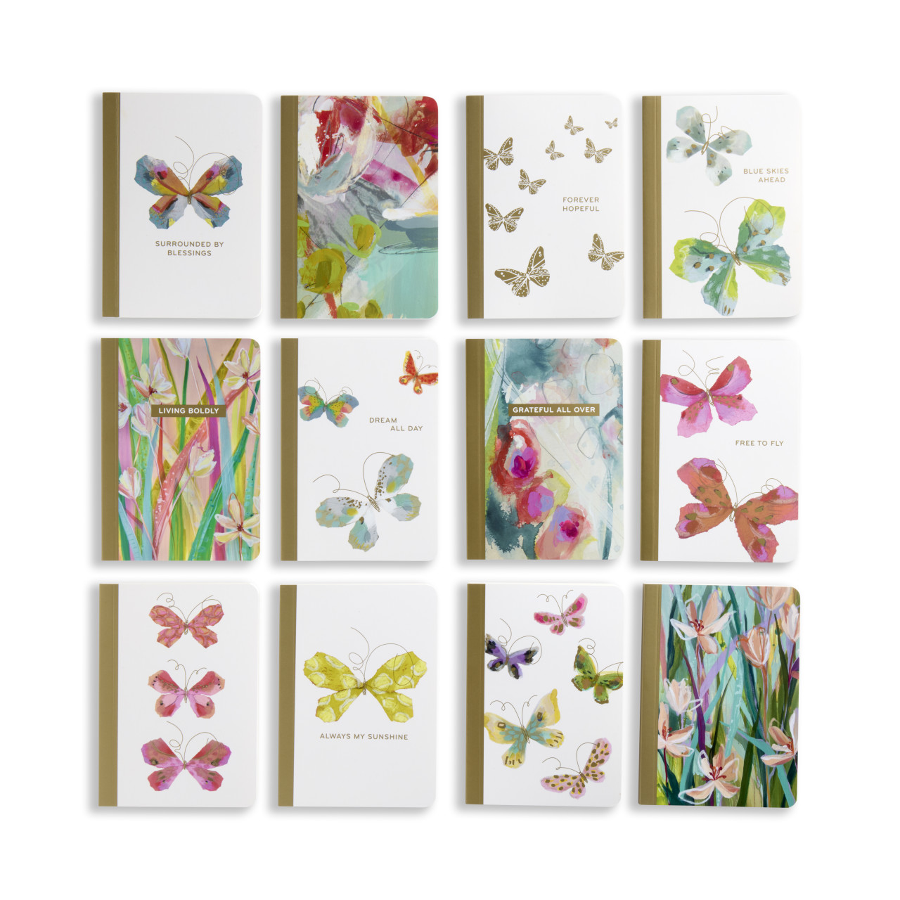 12 Assorted Multi Color Pocket Notebooks 3.5" x 5" by Elisabeth Hays thumbnail