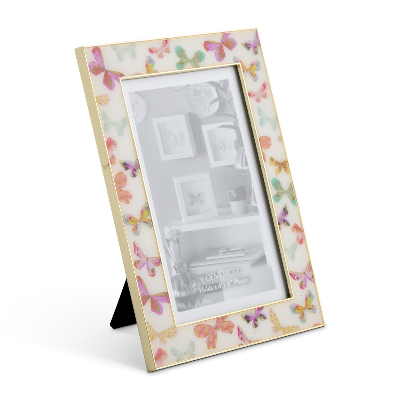 Multi Enamel Gold Frame 5" x 7" by Elisabeth Hays thumbnail