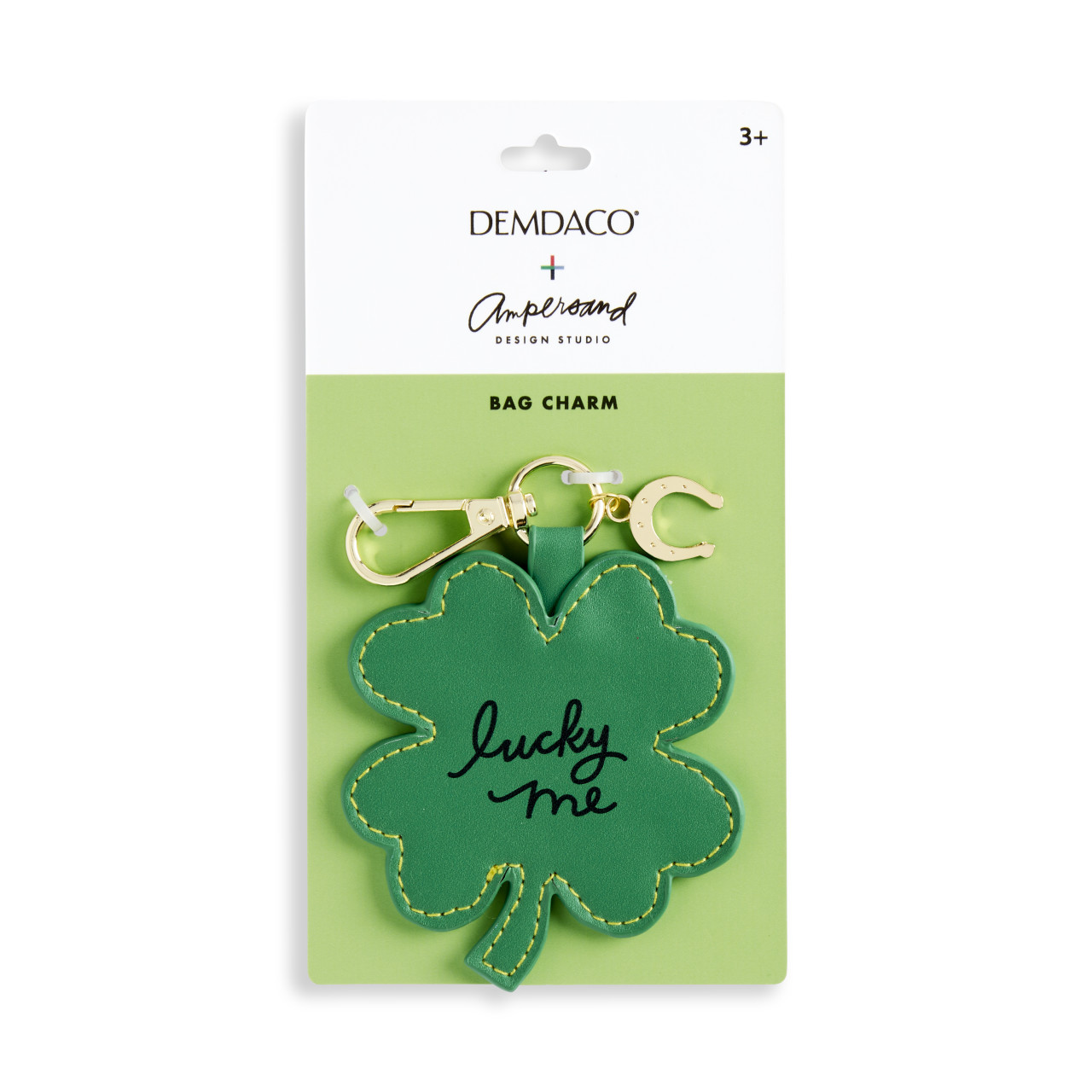 Lucky Me Green Bag Charm 5" by Ampersand Design Studio thumbnail