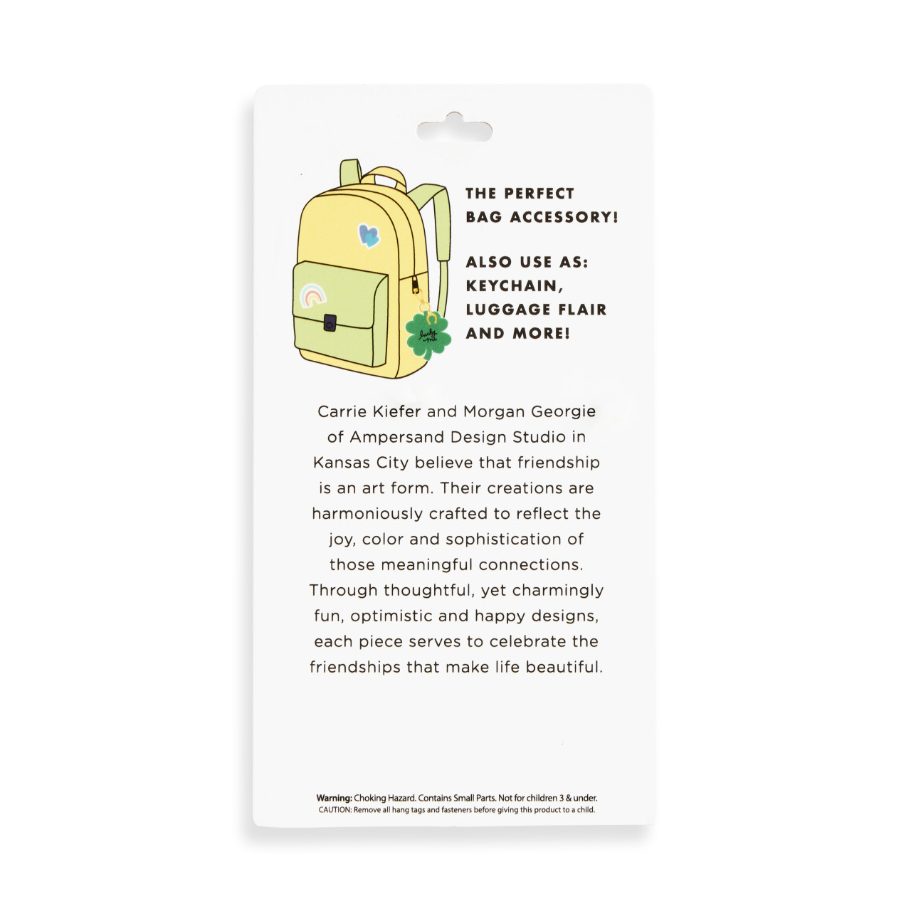Lucky Me Green Bag Charm 5" by Ampersand Design Studio thumbnail