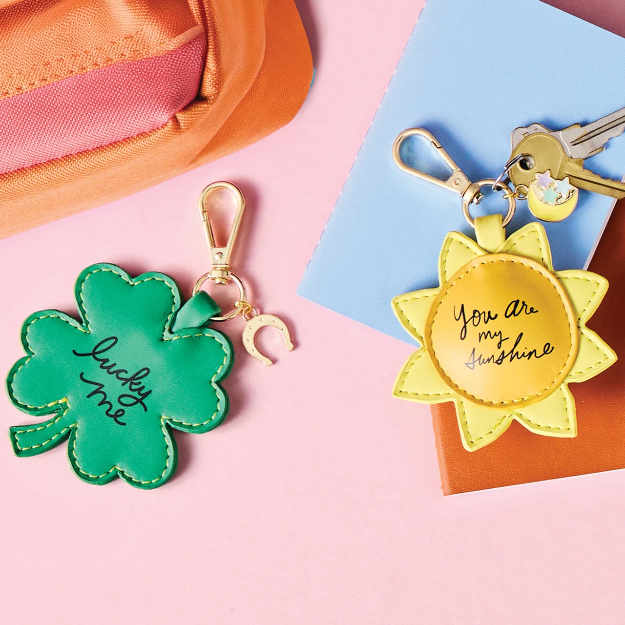 Lucky Me Green Bag Charm 5" by Ampersand Design Studio thumbnail